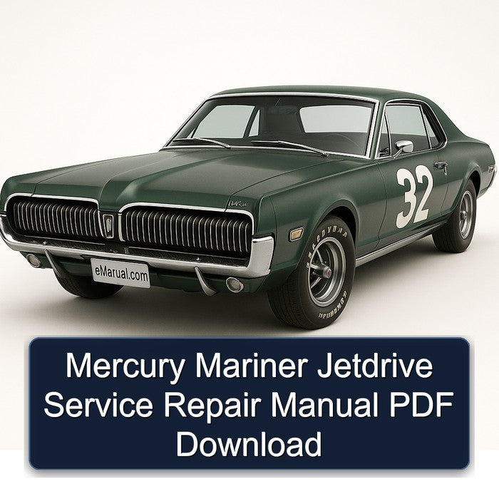 Mercury Mariner Jetdrive Service Repair Workshop Manual PDF