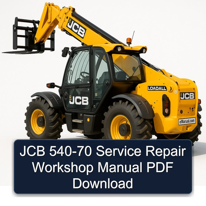 JCB 540-70 Service Repair Workshop Manual PDF