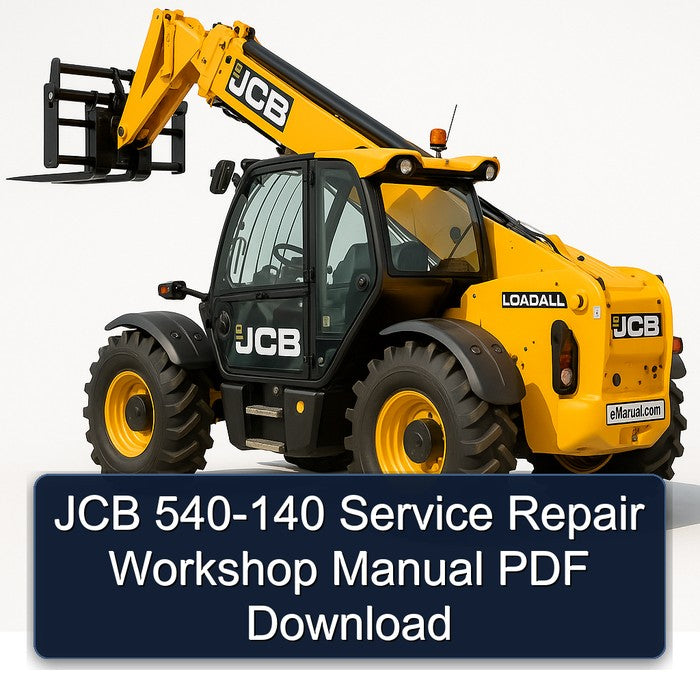JCB 540-140 Service Repair Workshop Manual PDF