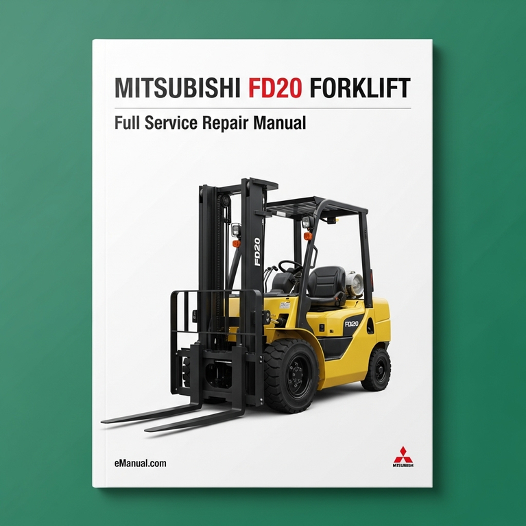 Mitsubishi FD20 Forklift Full Service Repair Manual