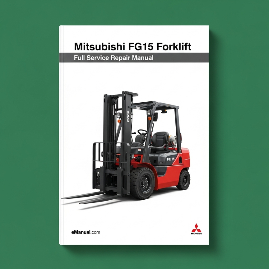 Mitsubishi FG15 Forklift Full Service Repair Manual
