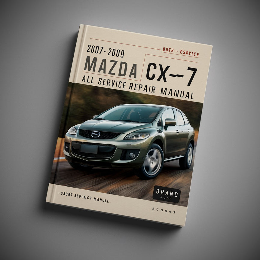 Mazda CX7 CX-7 2007-2009 All Service Repair Manual PDF Download