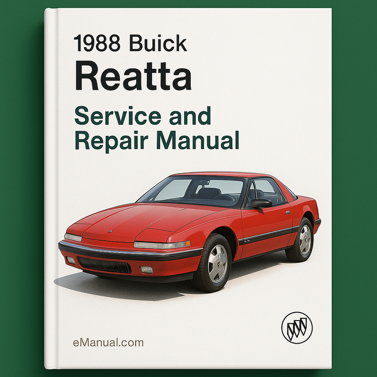 1988 Buick Reatta Service and Repair Manual