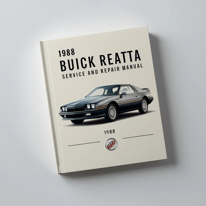 1988 Buick Reatta Service and Repair Manual PDF Download