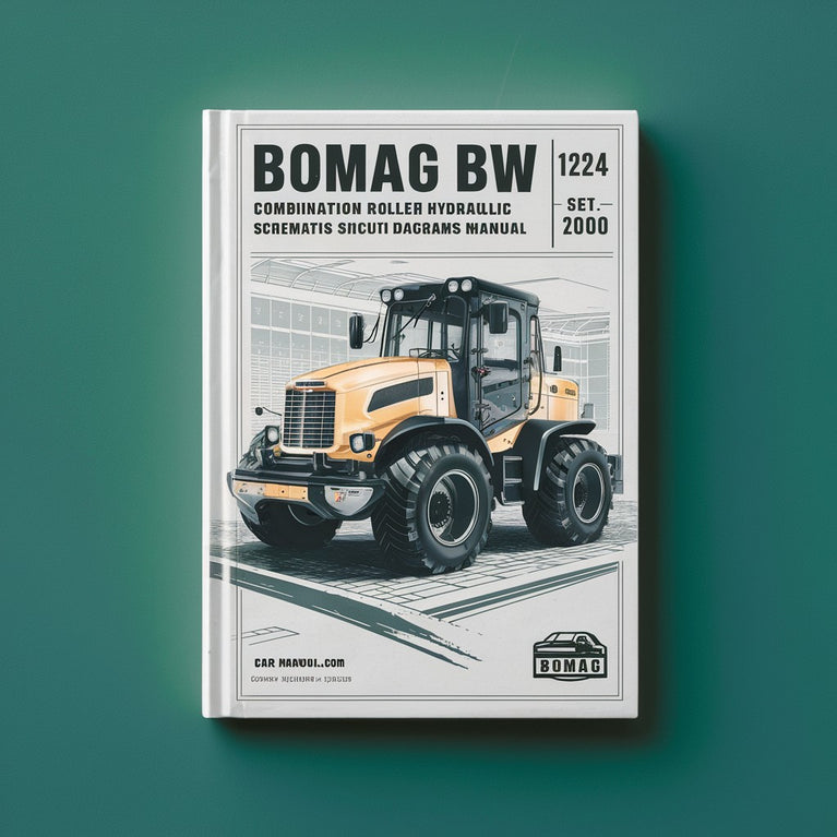 BOMAG BW 120-4 Combination Roller Hydraulic Schematics and Circuit Diagrams Manual