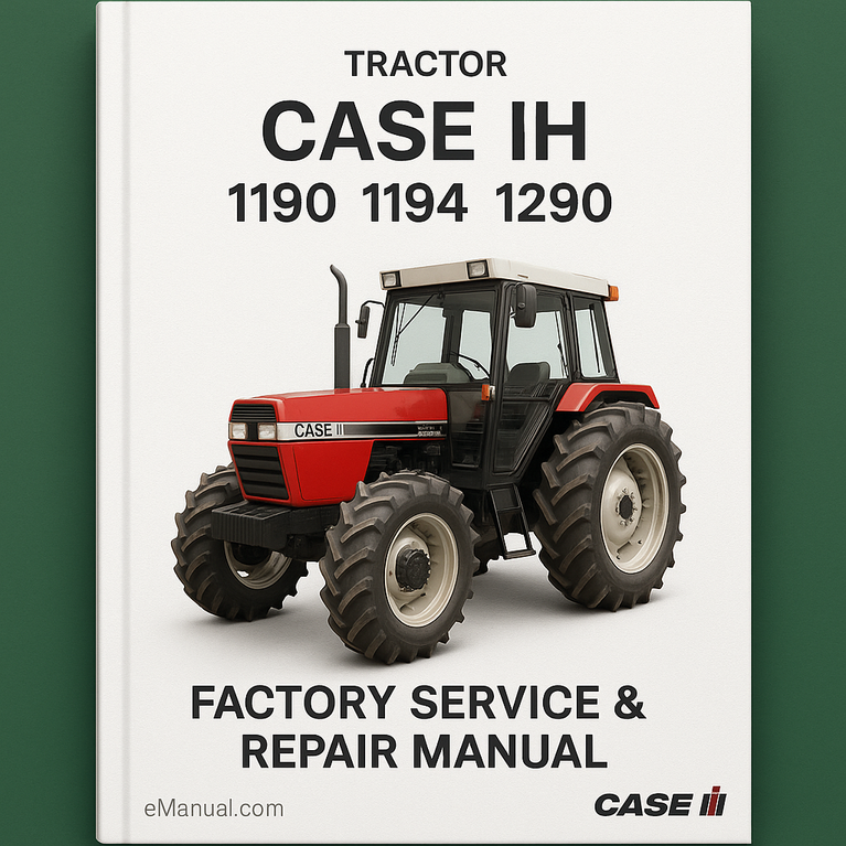 Case IH 1190 1194 1290 Factory Service Repair Manual