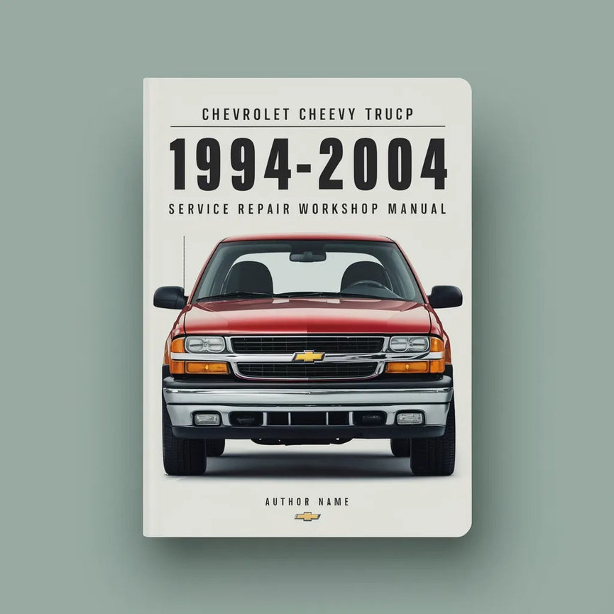 Chevrolet Chevy S10 Pickup Truck 1994-2004 Service Repair Workshop Manual Download PDF