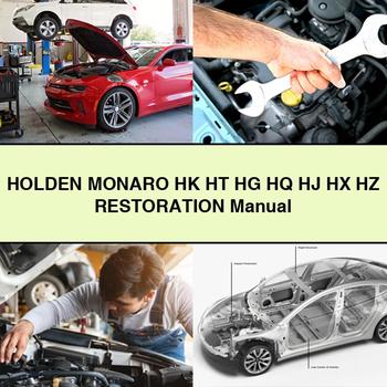 Holden MONARO HK HT HG HQ HJ HX HZ Restaurierung Handbuch PDF herunterladen