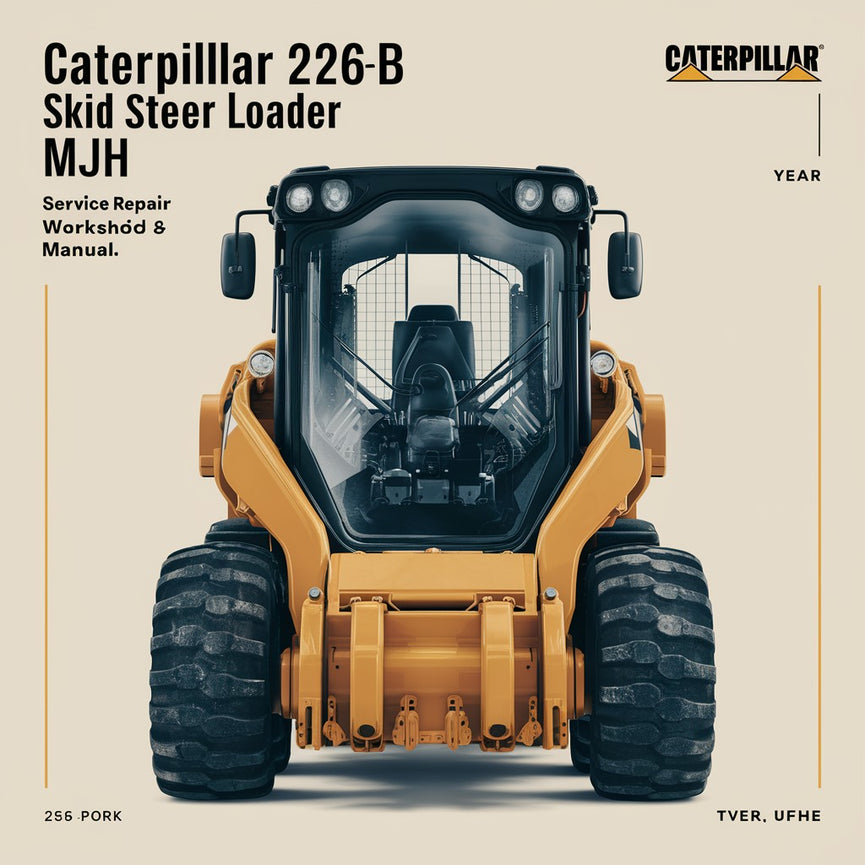 Caterpillar 226B Skid Steer Loader MJH Service Repair Workshop Manual Download PDF