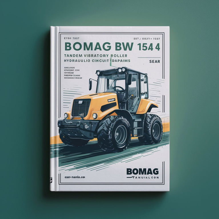 BOMAG BW 154-4 Tandem Vibratory Roller Hydraulic Schematics and Circuit Diagrams Manual PDF Download