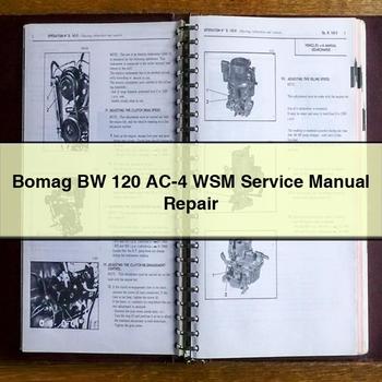 Bomag BW 120 AC-4 WSM Service Repair Workshop Manual PDF