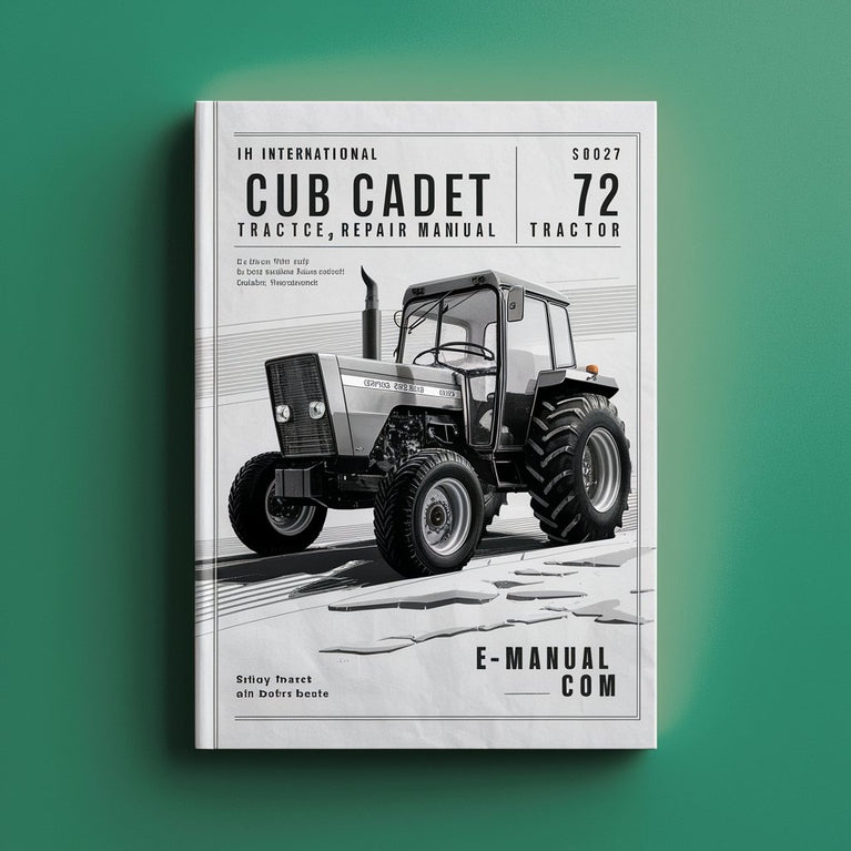 International IH Cub Cadet 72 Tractor WSM Service Manual