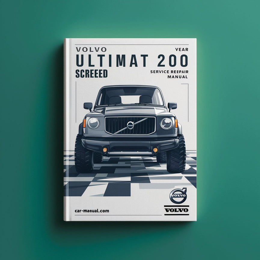 VOLVO Ultimat 200 SCREED Service And Repair Manual