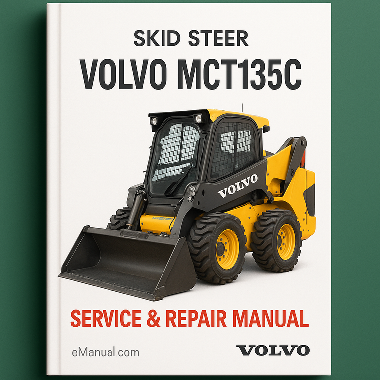 VOLVO MCT135C SKID STEER Loader Service & Repair Manual