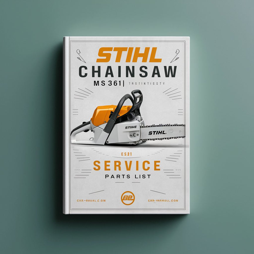 STIHL MS341 CHAINSAW MS361 MS 341 361 Service Workshop Manual Parts List