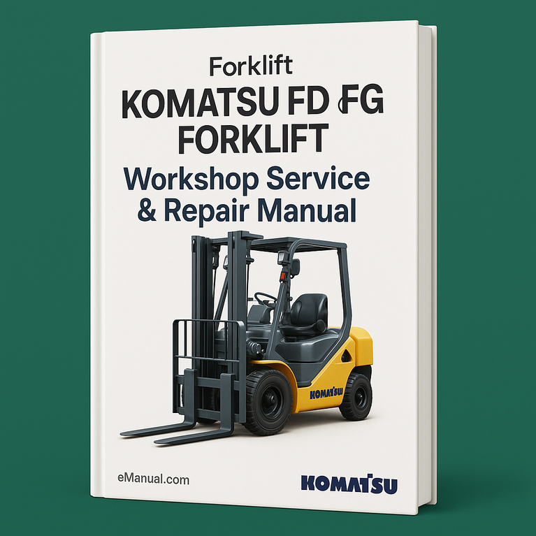 KOMATSU FD & FG FORKLIFT Workshop Service Repair Manual