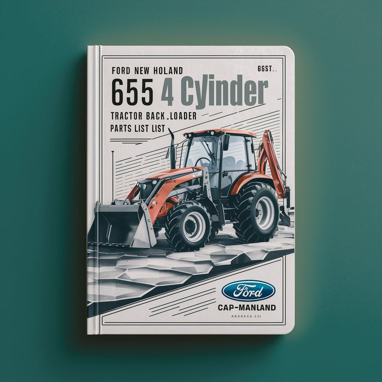 Ford New Holland 655D 4 CYLINDER Tractor BACKHOE Loader Parts List Manual. PDF Download