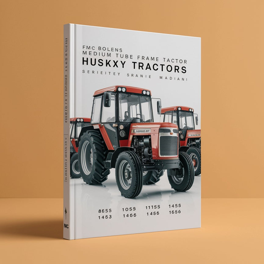 FMC Bolens Medium Tube Frame Husky Tractors Service Manual Models 855 1055 1155 1255 1453 1456 1656