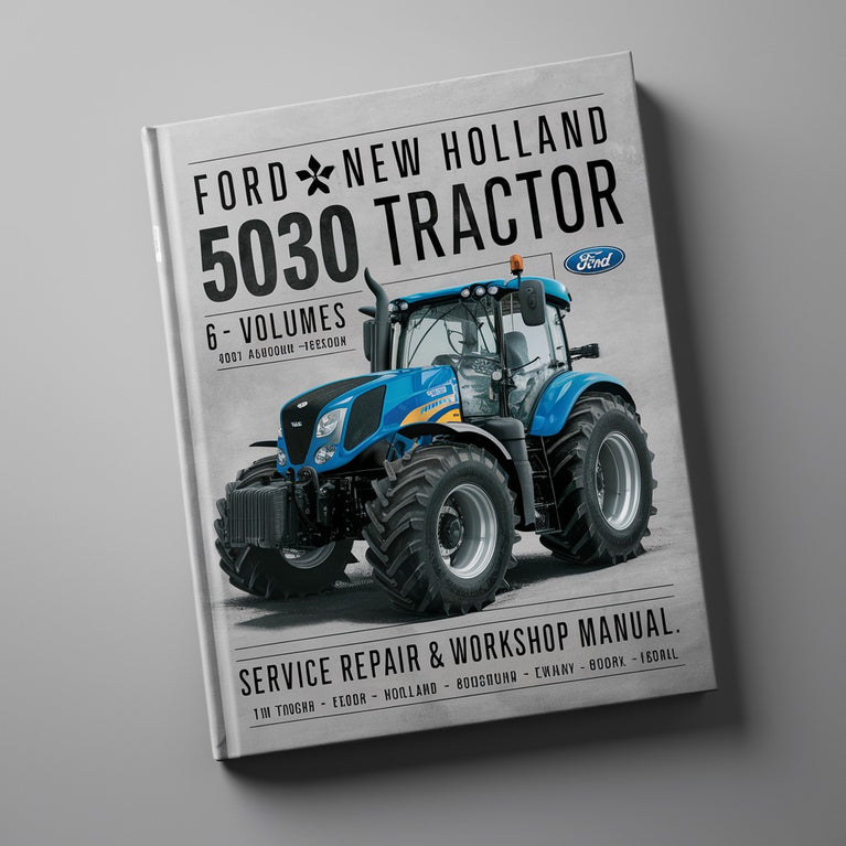 Ford New Holland 5030 Tractor -6- Volumes Service Repair & Workshop Manual-Improved-