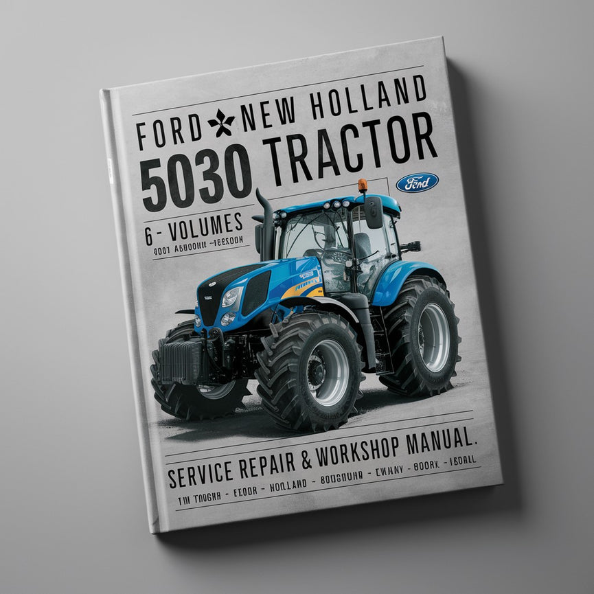 Tractor Ford New Holland 5030 -6- Manual de taller y reparación de servicio de volúmenes - Mejorado -