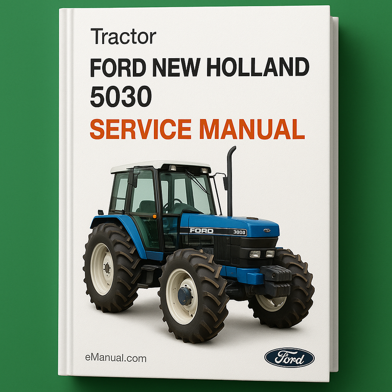 Tractor Ford New Holland 5030 -6- Manual de taller y reparación de servicio de volúmenes - Mejorado -