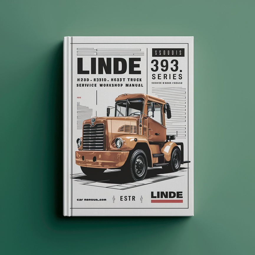 Linde 393 Series H25D H30D H35D H25T H30T H35T Forklift Truck Service Repair Workshop Manual Download PDF