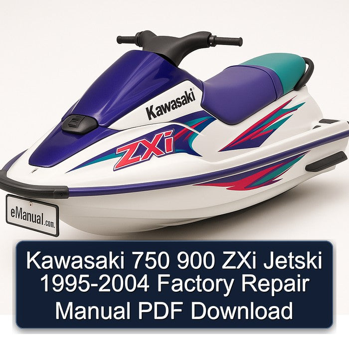 1995-2004 Kawasaki 750 900 Zxi Jetski Service Repair Workshop Manual PDF