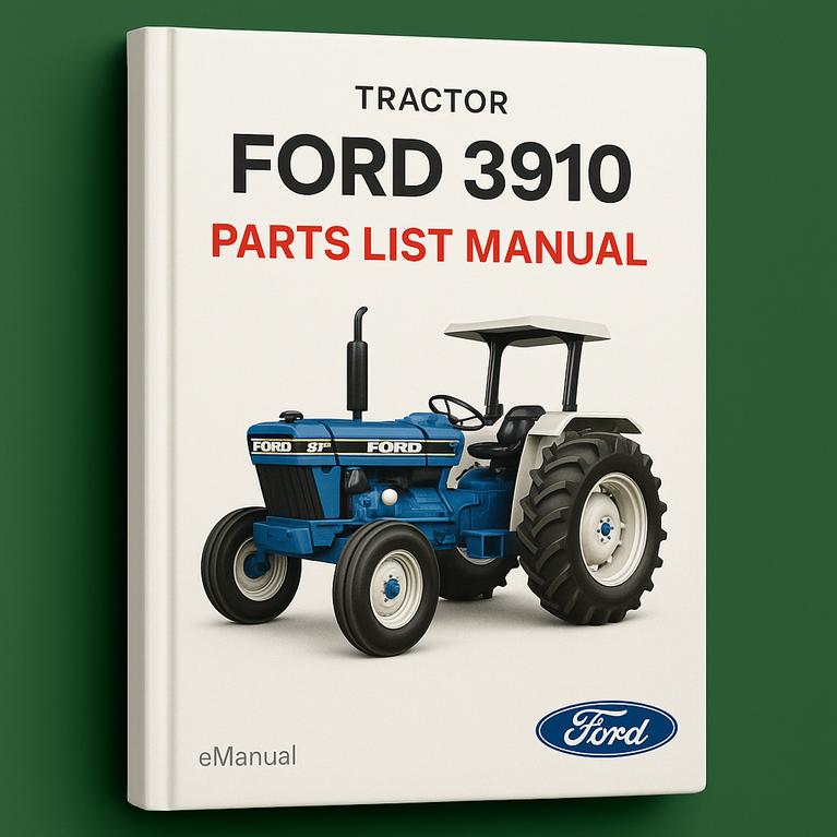 Ford 3910 Tractor Parts List Manual