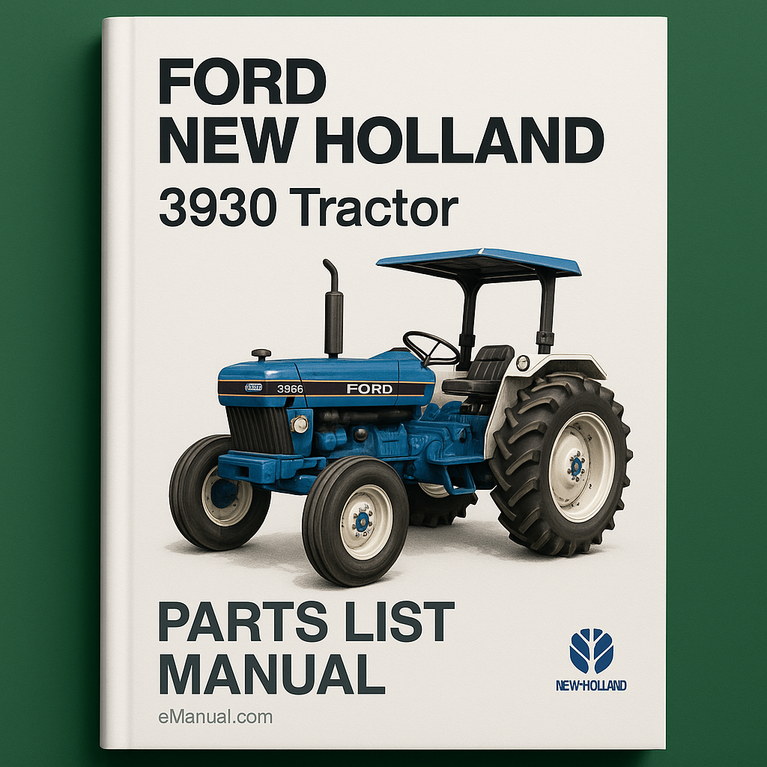 Ford New Holland 3930 Tractor Parts List Manual