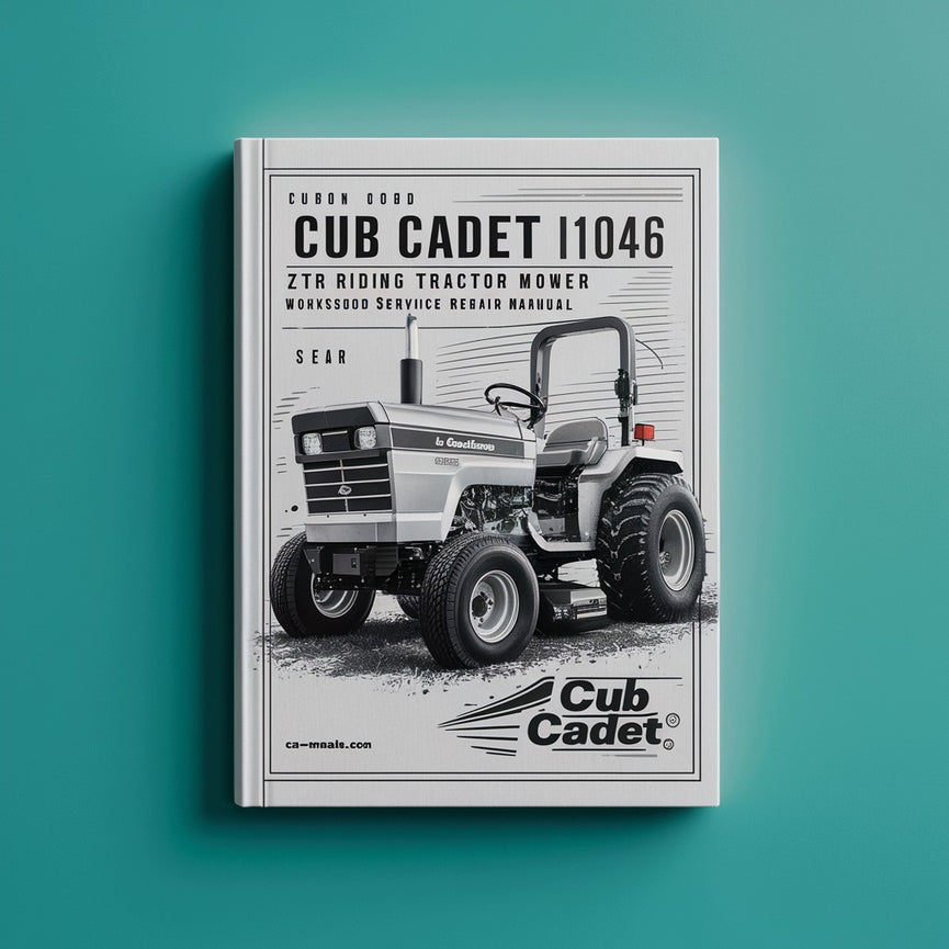 Cub Cadet i1042 i1046 i1050 ZTR Riding Tractor Mower Workshop Service Repair Manual. PDF Download