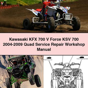 2004-2009 Kawasaki KFX 700 V Force KSV - Quad Service Repair Workshop Manual PDF