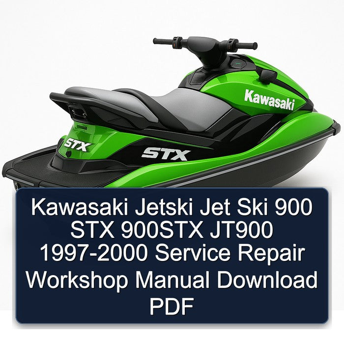 1997-2000 Kawasaki Jetski Jet Ski 900 STX 900STX JT900 Service Repair Workshop Manual PDF
