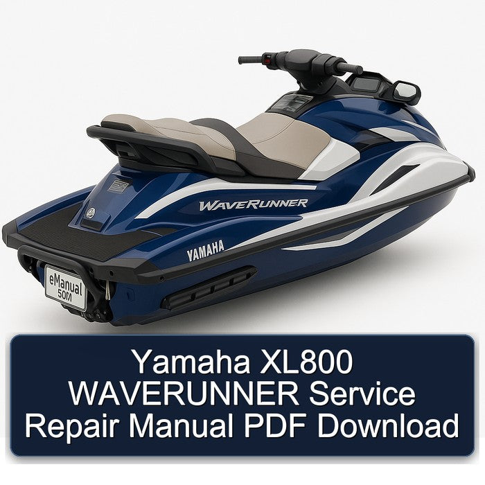 Yamaha XL800 Waverunner Service Repair Workshop Manual PDF