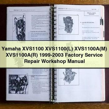 Yamaha XVS1100 XVS1100(L) XVS1100A(M) XVS1100A(R) 1999-2003 Factory Service Repair Workshop Manual