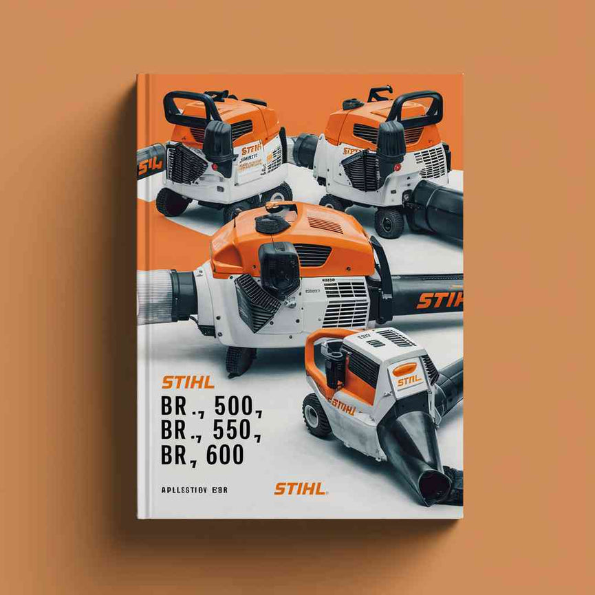 Stihl BR 500 BR 550 BR 600 Blower Complete Workshop Service Repair Manual