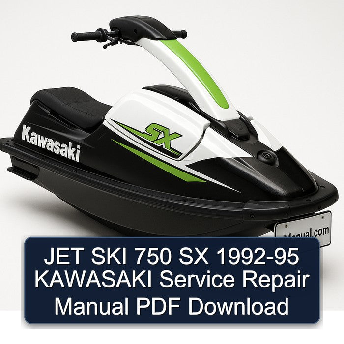 1992-1995 JET SKI 750 SX Kawasaki Service Repair Workshop Manual PDF