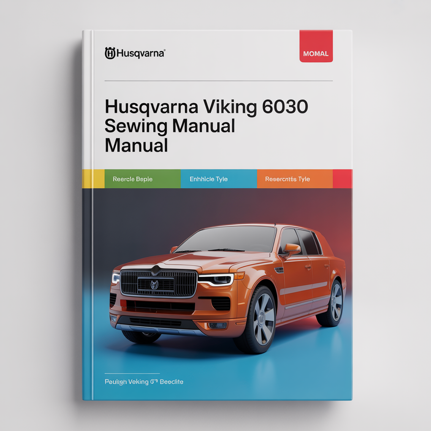 Husqvarna Viking 6030 sewing machine Manual PDF Download