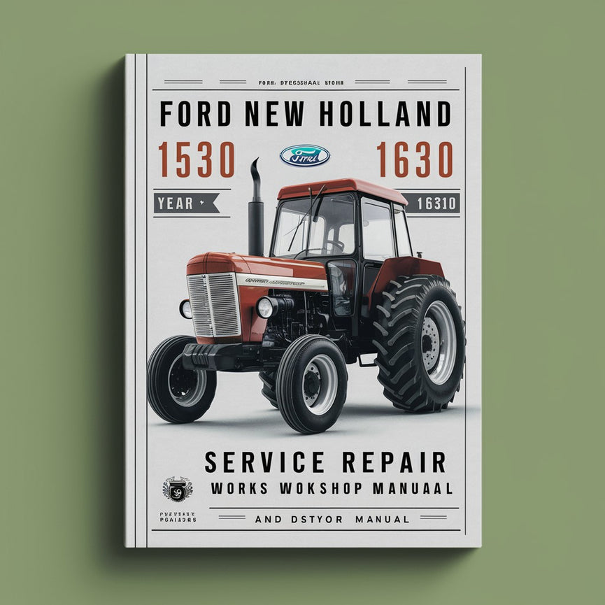 Manual de taller de reparación de servicio de tractor Ford New Holland 1530 1630 Descargar PDF