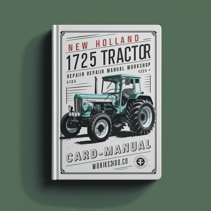 New Holland 1725 1925 Tractor Repair Repair Shop Manual Workshop. PDF Download