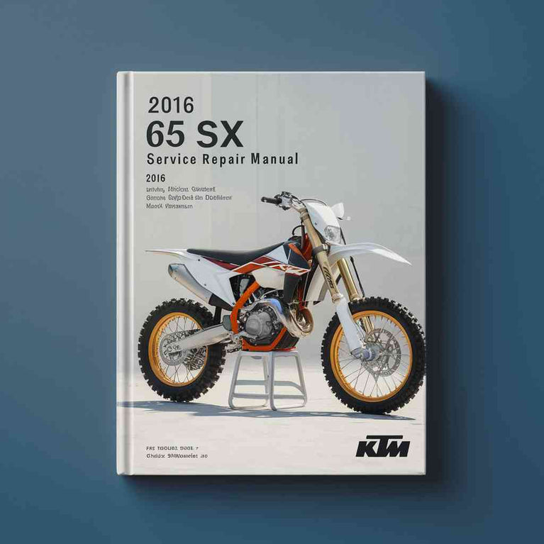 2016 KTM 65 SX Service-Reparaturhandbuch PDF-Download