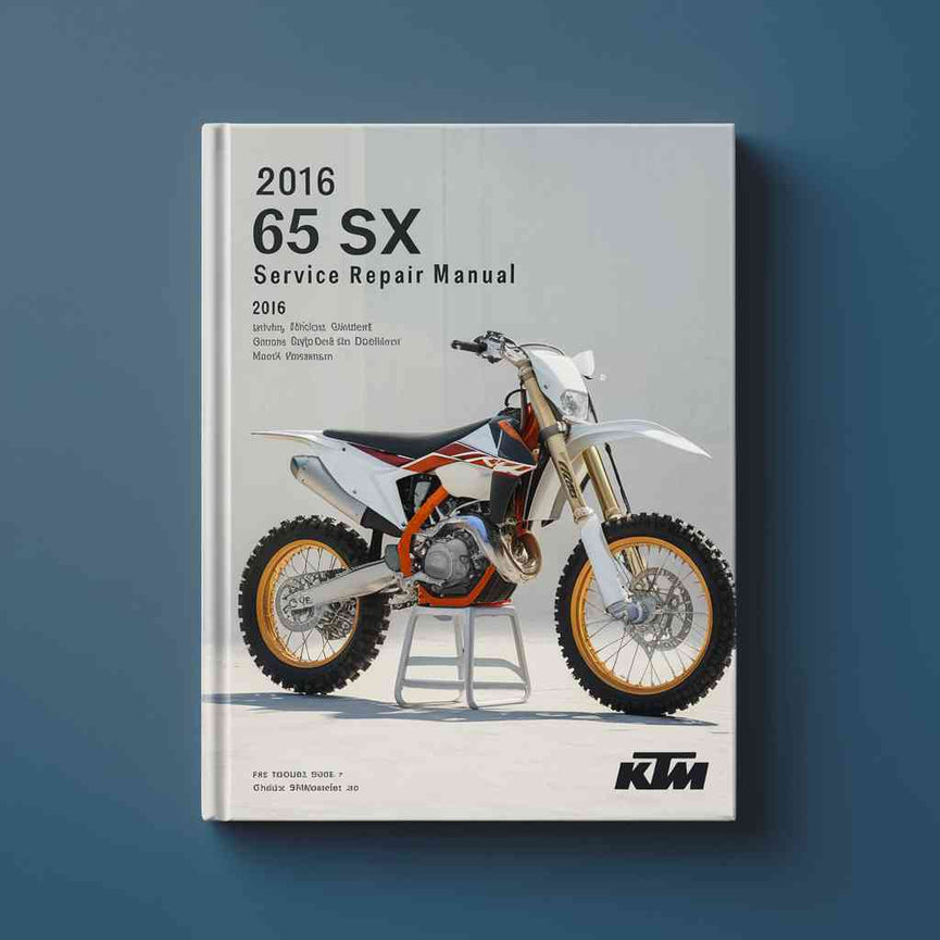 2016 KTM 65 SX Service Repair Manual