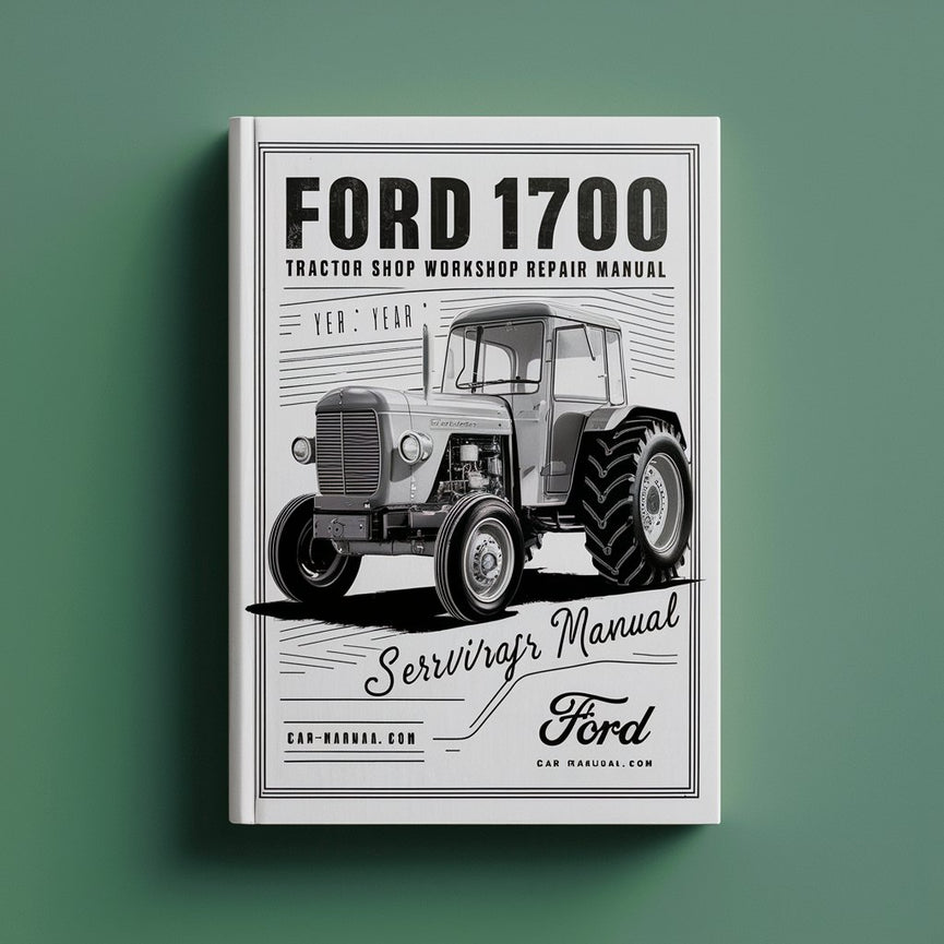 Ford 1700 Tractor Service Shop Workshop Repair Manual PDF Download