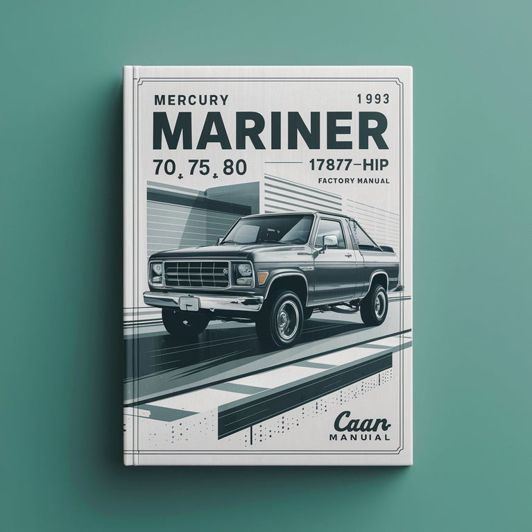 Mercury Mariner 70 75 80 90 HP 1987-1993 Factory Manual PDF Download