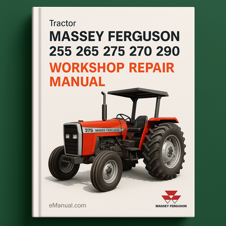 Massey Ferguson 255 265 275 270 290 Workshop Repair Manual