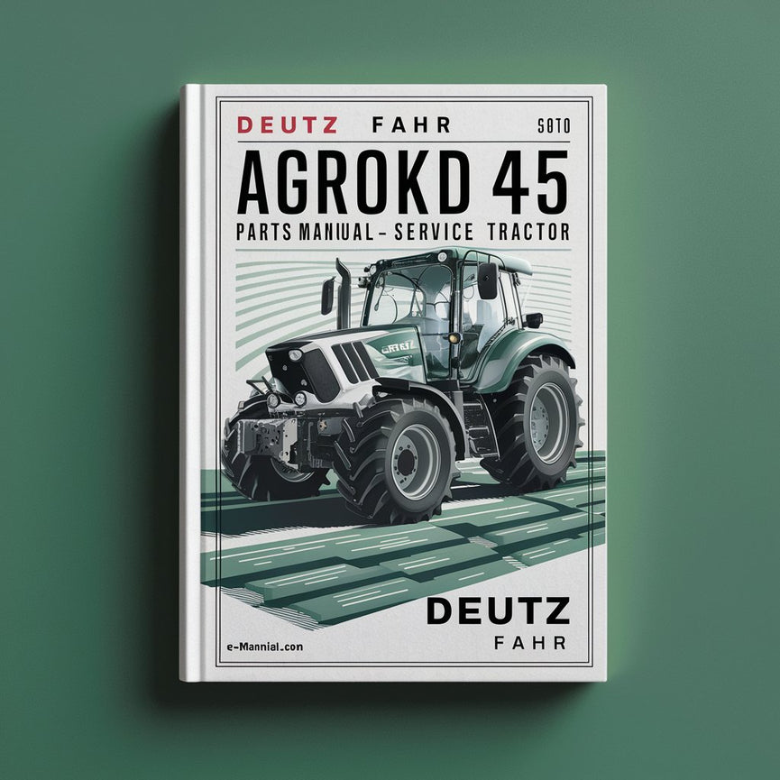 Deutz Fahr Agrokid 45 Parts Manual and Service Tractor