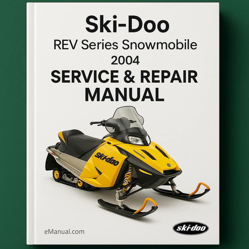 SkiDoo REV Series Snowmobile 2004 Service Repair Manual