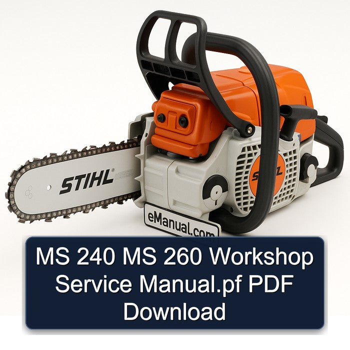 MS 240 260 .pf Service Repair Workshop Manual PDF