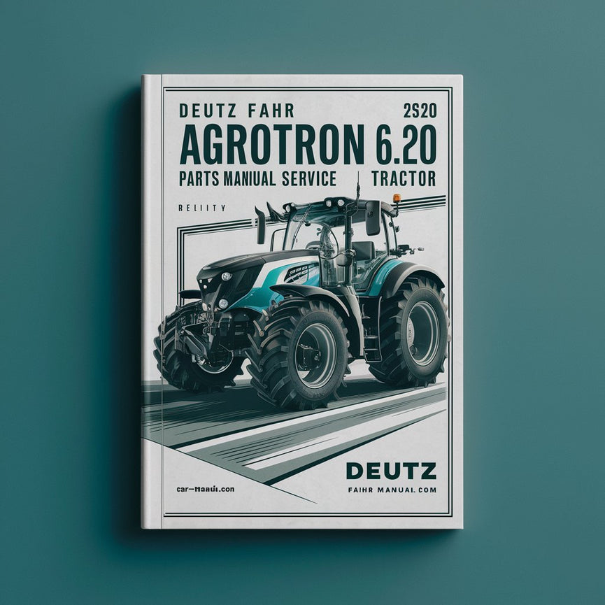 Deutz Fahr Agrotron 6.20 Parts Manual and Service Tractor