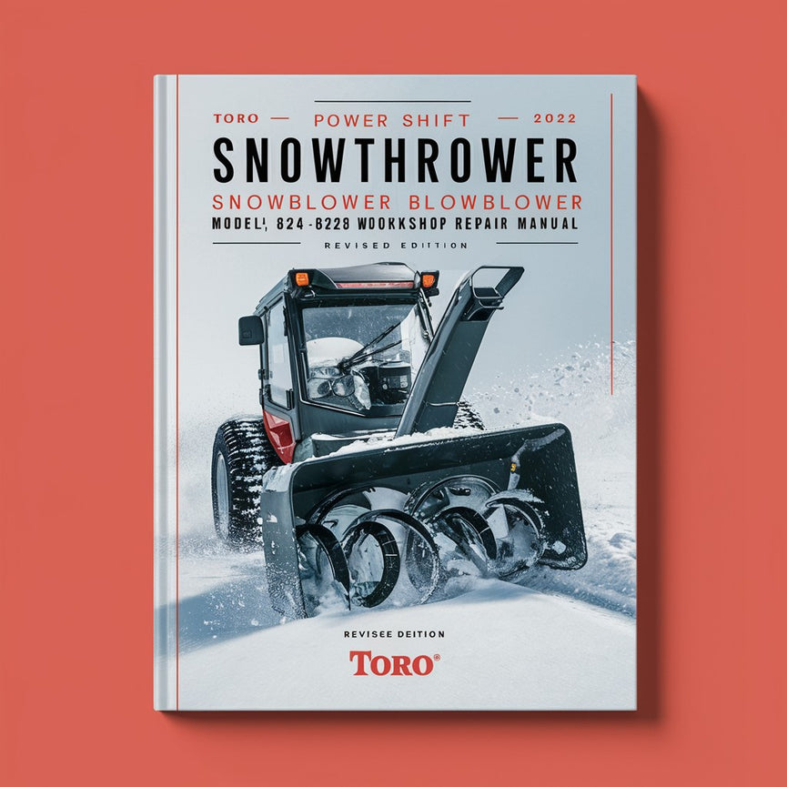 Toro Power Shift Snowthrower Snowblower Blower Model 624 824 828 1132 Service Workshop Repair Manual