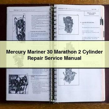 Mercury Mariner 30 Marathon 2 Cylinder Repair Service Manual